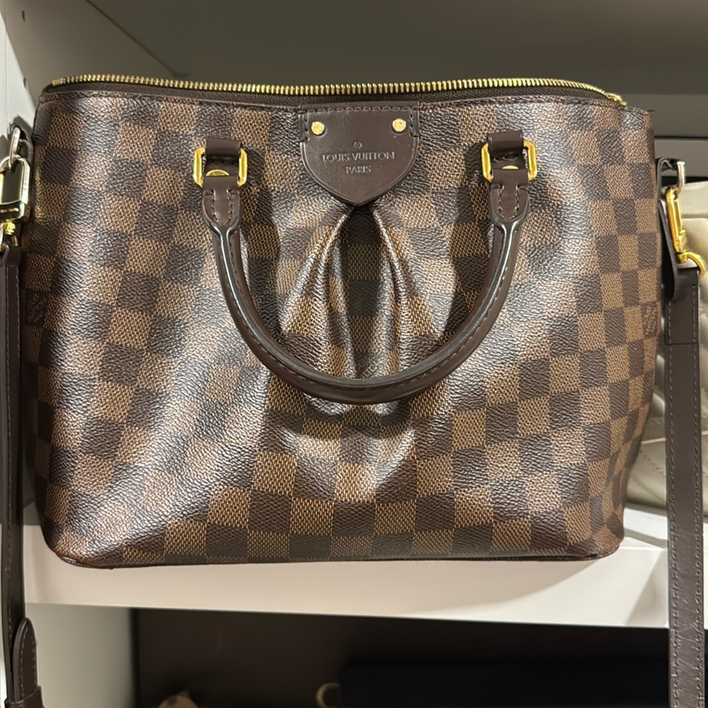 Damier Ebene Siena PM